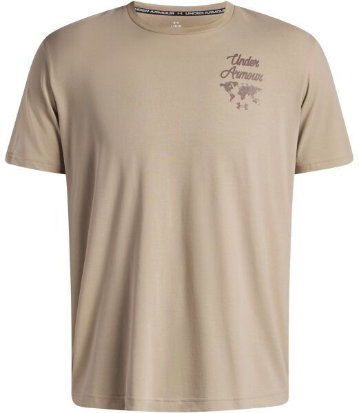 Under Armour SPORTS WORDMARK Pánske tričko, béžová, veľkosť