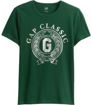 GAP V-FRCH SS FAV CREW GRAPHIC Dámske tričko, zelená, veľkosť