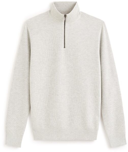 CELIO CELIM Pánsky sveter, sivá, veľkosť