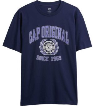 GAP V-FRCH SS GAP VINTAGE GRAPHICS Pánske tričko, tmavo modrá, veľkosť