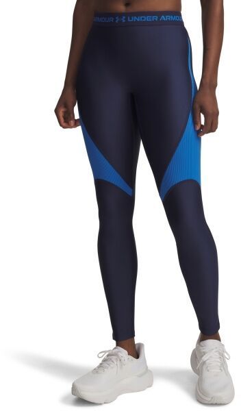 Under Armour HEATGEAR RIB LEGGING Dámske legíny, tmavo modrá, veľkosť L