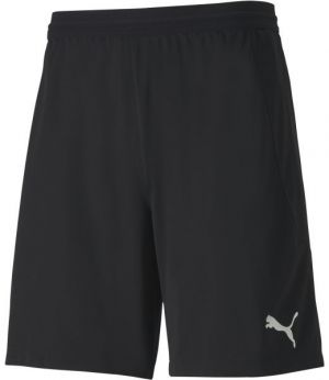 Puma TEAM FINAL 21 KNIT SHORTS Pánske šortky, čierna, veľkosť
