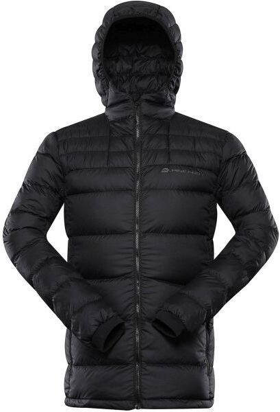 ALPINE PRO ROGIT Pánska prechodná bunda, čierna, veľkosť