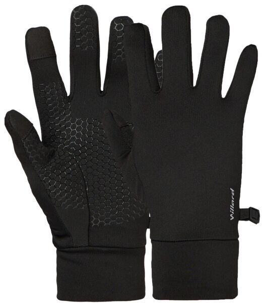 Willard TAPYNA Tenké prstové rukavice, čierna, veľkosť