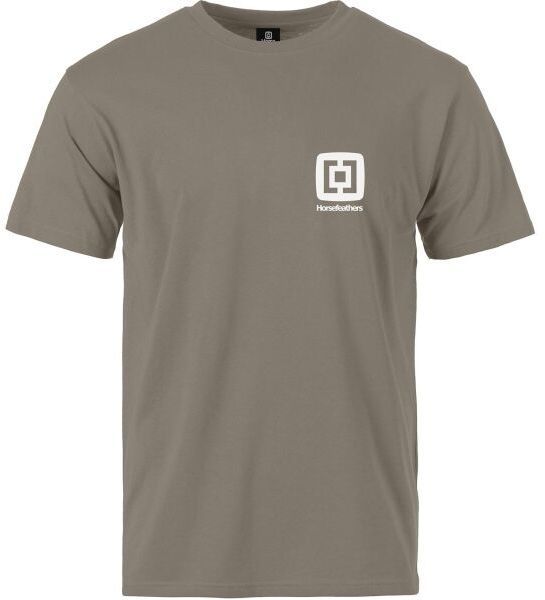 Horsefeathers MINI LOGO Pánske tričko, hnedá, veľkosť