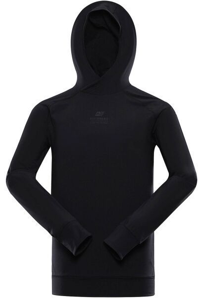 ALPINE PRO LIGHT Pánska športová mikina, čierna, veľkosť