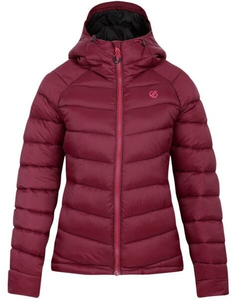 Dare2b TORREK BAFFLE Dámska prešívaná bunda, vínová, veľkosť