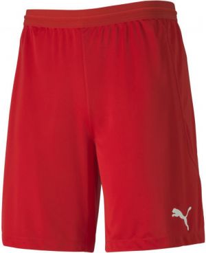 Puma TEAM FINAL 21 KNIT SHORTS Pánske šortky, červená, veľkosť