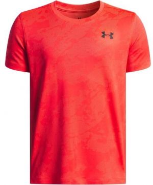 Under Armour TECH VENT JACQUARD TEE Chlapčenské športové tričko, červená, veľkosť XL