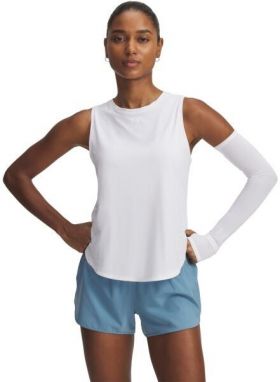 Under Armour LAUNCH ELITE TANK Dámske bežecké tielko, biela, veľkosť M