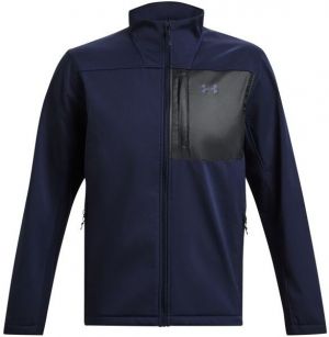 Under Armour SHIELD HOODED JACKET Pánska bunda, tmavo modrá, veľkosť L