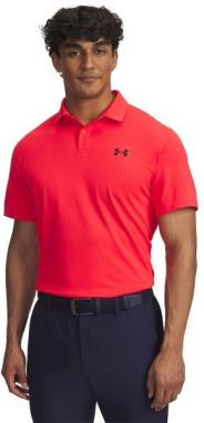 Under Armour UA T2G POLO LB BLK Pánske polo, červená, veľkosť L