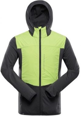 ALPINE PRO ZOLL Pánska športová mikina, čierna, veľkosť