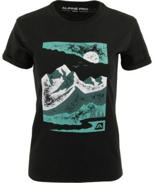 ALPINE PRO NUNA Dámske tričko, čierna, veľkosť