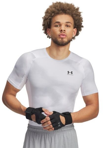 Under Armour HEATGEAR ARMOUR Pánske tričko, biela, veľkosť XXXL