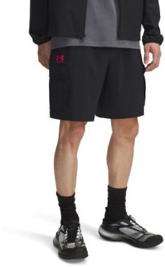 Under Armour VIBE WOVEN Pánske krátke nohavice, čierna, veľkosť L