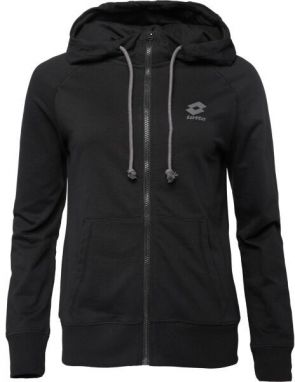 Lotto SMART OG FULL-ZIP HOODIE Dámska mikina, čierna, veľkosť