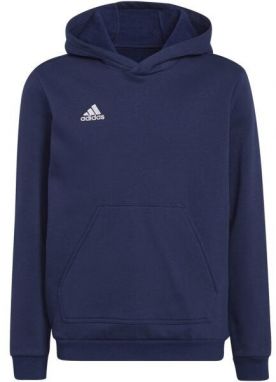 adidas ENT22 HOODY Y juniorská futbalová mikina, tmavo modrá, veľkosť