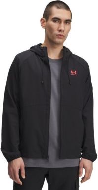 Under Armour STRETCH WOVEN WINDBREAKER Pánska bunda, čierna, veľkosť M