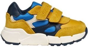 Geox B FLEXYPER MINI Chlapčenská voľnočasová obuv, žltá, veľkosť