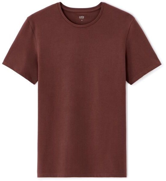 CELIO NEUNIR Pánske tričko, vínová, veľkosť