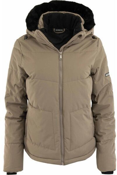 ALPINE PRO OKEWA Dámska zimná bunda, hnedá, veľkosť