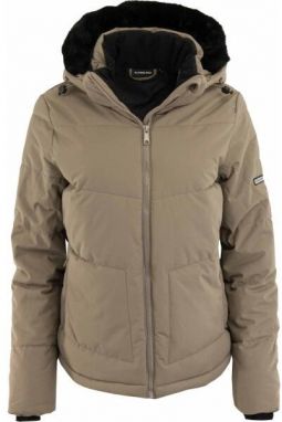 ALPINE PRO OKEWA Dámska zimná bunda, hnedá, veľkosť