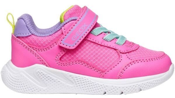 Geox B SPRINTYE Dievčenská voľnočasová obuv, ružová, veľkosť