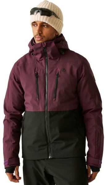 Dare2b BASEPLATE III Pánska lyžiarska bunda, vínová, veľkosť