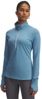 Under Armour QUALIFIER RUN 1/2 ZIP Dámske tričko, svetlomodrá, veľkosť
