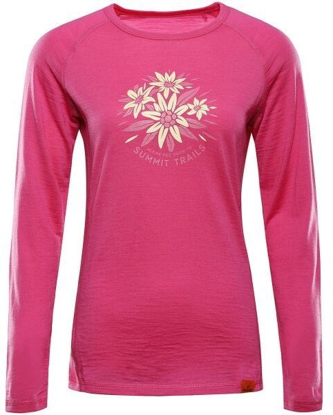 ALPINE PRO MERENA Dámske tričko, ružová, veľkosť