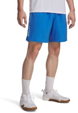 Under Armour WOVEN WORDMARK Pánske krátke nohavice, modrá, veľkosť M