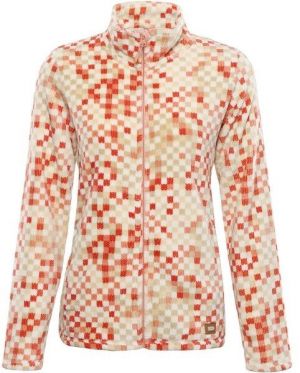 ALPINE PRO EFLINA Dámska flísová mikina, oranžová, veľkosť