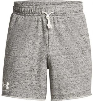 Under Armour RIVAL TERRY 6IN Pánske kraťasy, sivá, veľkosť