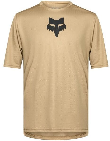 Fox RANGER SS JERSEY FOX HEAD Pánsky dres na bicykel, béžová, veľkosť