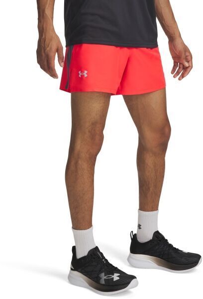 Under Armour LAUNCH 5'' Pánske kraťasy, červená, veľkosť M