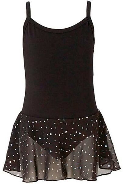 PAPILLON SPAGHETTI STRAP LEOTARD Detský trikot na balet, čierna, veľkosť