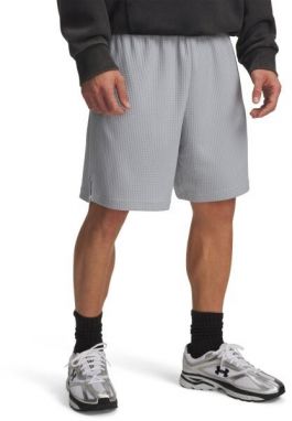 Under Armour RIVAL WAFFLE Pánske kraťasy, sivá, veľkosť M