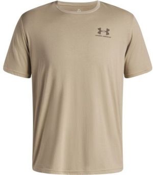 Under Armour SPORTSTYLE LC SS Pánske tričko, béžová, veľkosť M