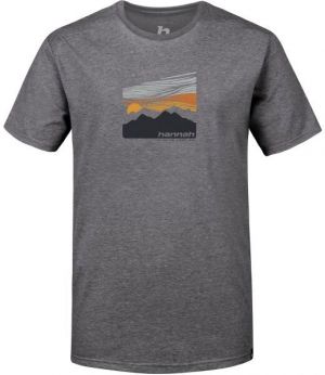 Hannah DANNY Pánske tričko, tmavo sivá, veľkosť