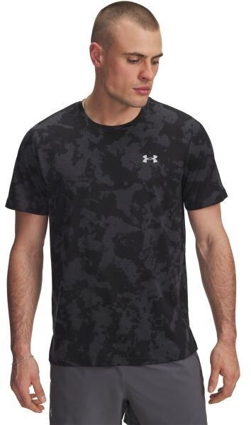 Under Armour LAUNCH PRINTED Pánske tričko, čierna, veľkosť M