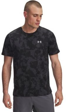 Under Armour LAUNCH PRINTED Pánske tričko, čierna, veľkosť M