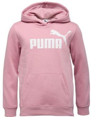 Puma ESSENTIALS NO.1 LOGO HOODIE FL G Dievčenská mikina, ružová, veľkosť