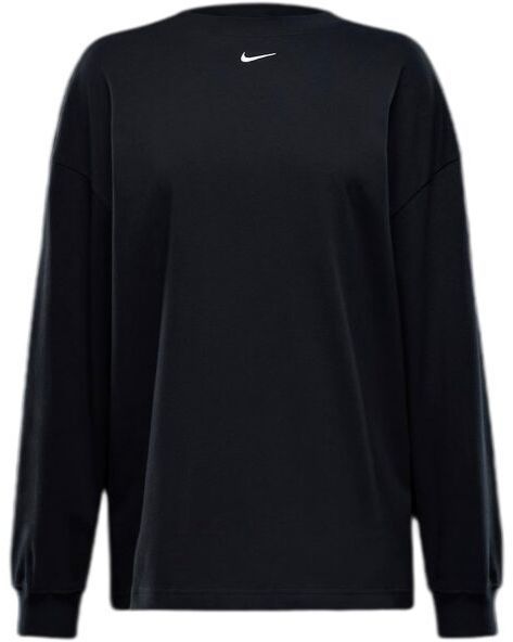 Nike W SPORTSWEAR ESSENTIAL OS LS TEE Dámske tričko, čierna, veľkosť