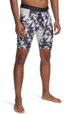 Under Armour CURRY HEATGEAR PRINTED Pánske krátke nohavice, biela, veľkosť S