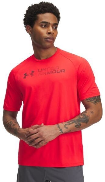 Under Armour TECH REFLECTIVE Pánske tričko, červená, veľkosť S