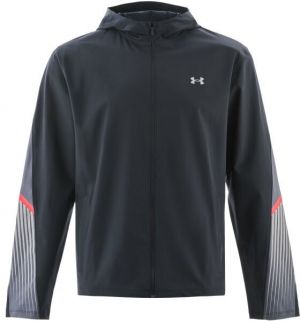 Under Armour VELOCITI STORM HOODED Pánska bunda na behanie, čierna, veľkosť S