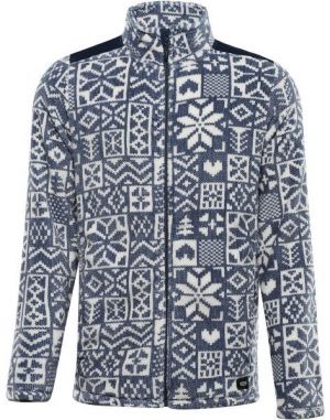 ALPINE PRO EFLIN Pánska flísová mikina, modrá, veľkosť