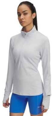 Under Armour QUALIFIER RUN 1/2 ZIP Dámske tričko, sivá, veľkosť
