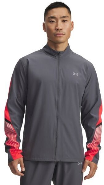 Under Armour VELOCITI STORM Pánska bunda, sivá, veľkosť